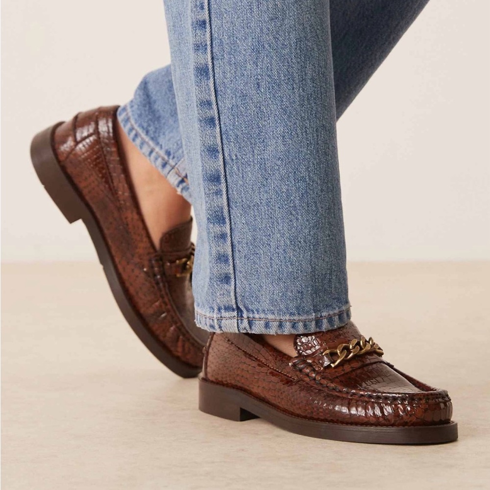 Brown Leather Loafers